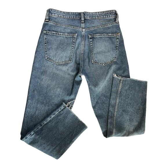 Zara Blue Boyfriend Jeans - Picture 2 of 5